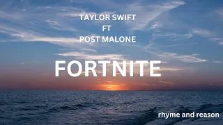 Taylor Swift-FORTNIGHT ft Post Malone (lyrics)