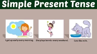 Simple Present Tense - Learn Basic English Grammar | Kids Educational Video