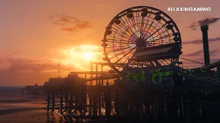 Go to Sleep at Carnaval Beach Ambience in GTA V - 10 hours for Sleeping and Relax in Gaming