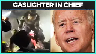 Joe Biden GASLIGHTS on Pro-Peace Protestors