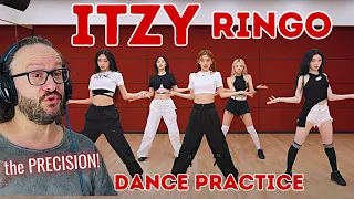 ITZY「RINGO」dance practice - first time reaction