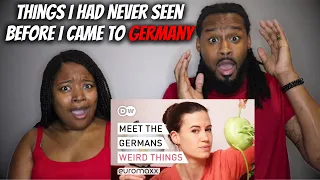 🇩🇪 WHAT IS THIS, GERMANY?! American Couple Reacts "Things I Had Never Seen Before I Came To Germany"