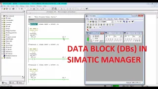 DATA BLOCK (DB) IN SIMATIC MANAGER 5.6