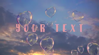 Heart soap bubbles Green Screen Footage overlay free download