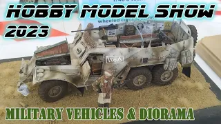 HOBBY MODEL SHOW 2023 / MILITARY VEHICLES & DIORAMA / 4K