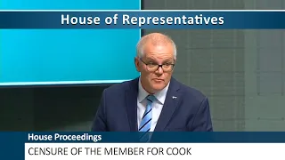 House Proceedings - Censure of the Member for Cook