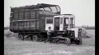 Т-70С трактор. На разных работах в поле. ЖВП. БМ-6. 2-ПТС 40. Т-38М. ЮМЗ-6. СК-4. СК-5. (1977).