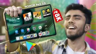 I Bought Cheapest Tablet From Amazon!🤩 8000/- Rupees Only Gaming at 60FPS⚡️Honor Pad x8 Unboxing