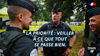 La police nationale sur le Tour de France 2023