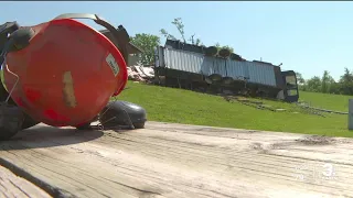 MONTGOMERY COUNTY: Tornado cleanup underway at Hacklebarney Woods