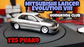 [Diecast Review Scale 1/64] : Mitsubishi Lancer Evolution VIII Hongkong Club Evolution by YES Peako