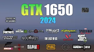 GTX 1650 : Test in 20 Games in Late 2023 - GTX 1650 Gaming Test