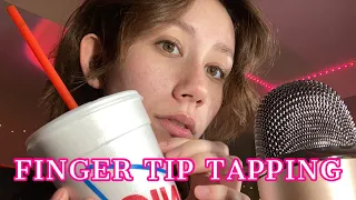 ASMR | finger tip tapping!! +grasping +minimal talking