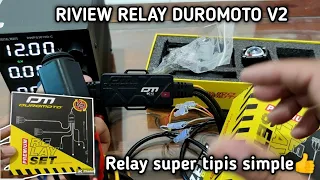 PASANG DUROMOTO MUDAH‼️ Pakai Relay Duromoto Versi Terbaru