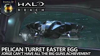 Halo Reach - Pelican Turret Easter Egg - Jorge Can't Have All the Big Guns Achievement Guide