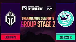 Dota2 - Gladiators vs beastcoast - Game 2 - DreamLeague Season 19 - Group Stage 2