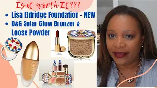 Lisa Eldridge Seamless Skin Foundation, DOLCE & GABBANA Bronzer, Solar Glow Translucent Loose Powder