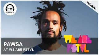 The wind against Pawsa's vinyls at We Are Fstvl on the Solid Groove Stage!