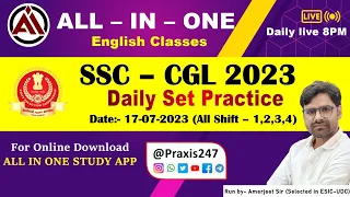 SSC CGL KA MAHA TANDAV // SHIFT BY SHIT SOLUTION // 17 - 07 - 2023