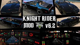 Knight Rider Mod v6.2 for GTA 5 - All Abilities, Functions and Animations