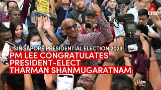 PM Lee congratulates Tharman for Singapore Presidential Election win