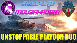 Legendary Collaboration: SKILL4LTU and MOUZAKROBAT in EPIC Platoon Battles! | World of Tanks