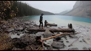 Exploring Moraine Lake and Johnston Canyon