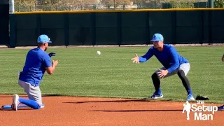 Michael Busch 1B Practice - 2024 Spring Training