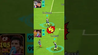 Epic Messi vs mbappe speed test | #shorts #shortsfeed #viral #efootball2024mobile