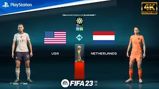 FIFA 23 - USA Vs Netherlands - FIFA Women's World Cup 2023 AU-NZ | Final | PS5™ [4K ] Next Gen
