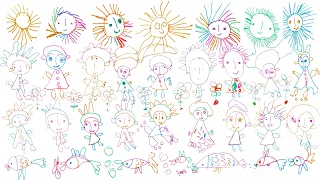 NFT art by 2-year-old artist Mia Mai | Handmade NFTs available on OpenSea