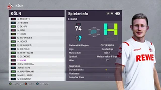 eFootball PES 2020 | REAL FACES OF ALL BUNDESLIGA PLAYERS