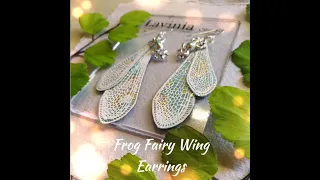 Frog Fairy Wing Earrings by Emma-Jo