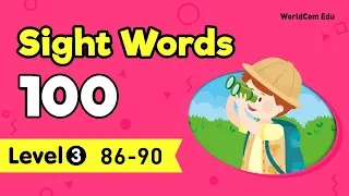 [ Sight Words 100 LEVEL.3] LESSON 18 I 86.soon ~ 90.leave ( ver. 180903 ) | Easy English