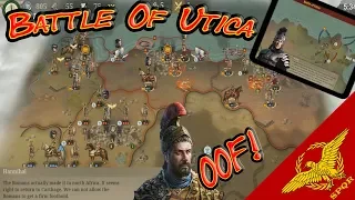 Battle Of Utica Punic Wars #4 Hannibal Did An Oopsie; Great Conqueror Rome