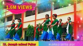 St Joseph's School Pakur Girls santhali traditional dance