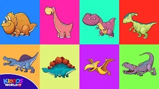 Dinosaurs Puzzle for Kids - Dinosaur Name and Sounds for Kids