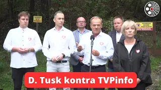 Donald Tusk kontra TVPinfo