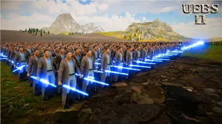 Jedi’s Last Stand: Battling Banshees and Hellknights | Ultimate Epic Battle Simulator 2 | UEBS 2