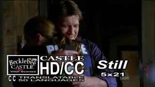 Castle 5x21 "Still" Castle & Beckett Stop the Bomb Beckett is Safe &  Alive  - Caskett Hug (HD/CC)