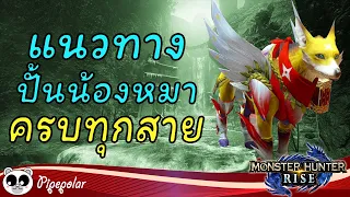 Monster Hunter Rise : สอนวิธีปั้นหมาครบทุกสาย รวมทุกเรื่องที่ต้องรู้ครบหมดจบในคลิปเดียว