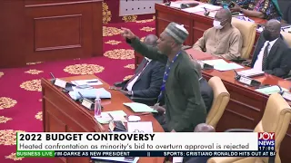 2022 Budget: Heated confrontation as Minority's bid to overturn approval is rejected (1-12-21)