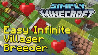Easy Infinite Villager Breeder Tutorial | Simply Minecraft (Java Edition 1.18/1.19)
