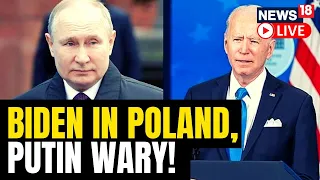 U.S. President Biden Arrives In Polish Capital Warsaw | U.S. President Joe Biden In Poland | News18