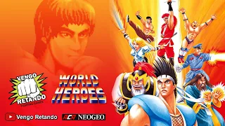 World Heroes｜Dragon Playthrough - Vengo Retando Arcade Gameplay