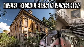 Abandoned Italian Car Dealer's Mansion (1900s CLASSIC CARS FOUND)