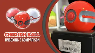 Cherish Ball unboxing w/ Poké Ball & Premier Ball comparison (The Wand Company collectible)