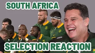 SOUTH AFRICA TEAM FOR IRELAND | 7:1 SPLIT | SELECTION REACTION