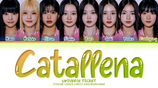 [Universe Ticket] VISUAL UNIT Catallena (by ORANGE CARAMEL) Lyrics (Color Coded Lyrics)