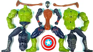 Assemble Spider-Man VS Hulk Smash VS Siren Head Avengers Superhero Toys